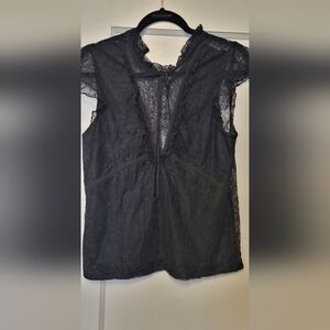 Forever 21 Black Lace Blouse